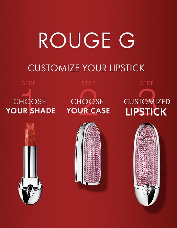 GUERLAIN ROUGE G CUSTOMIZABLE SATIN LIPSTICK SHADE