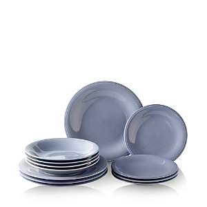 Villeroy & Boch Color Loop 12 Piece Dinnerware Set In Horizon Blue