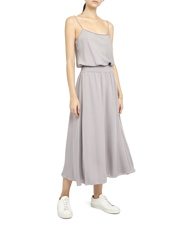 knee length dresses for ladies Theory Midi Drape Dress main image 1