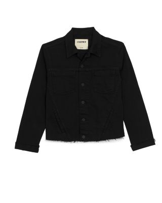 Janelle Slim-Fit Raw Denim Jacket