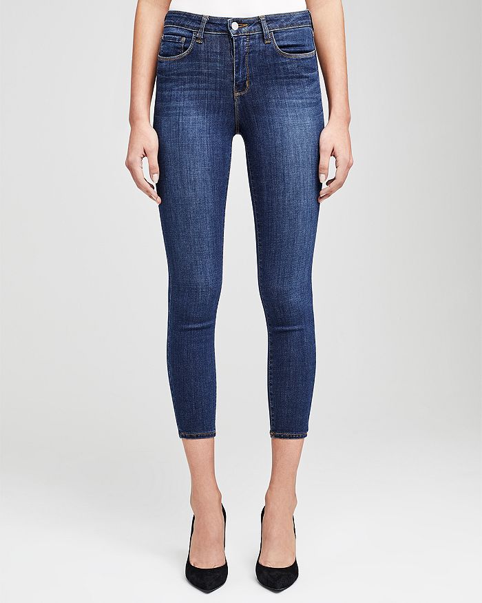 L Agence Margot High-rise Skinny Jeans In Prime Blue
