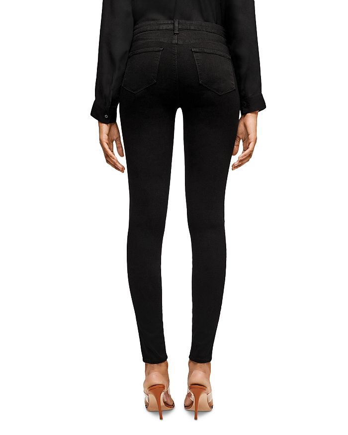 Shop L Agence L'agence Marguerite Skinny Jeans In Noir