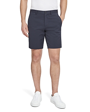 Theory Zaine Slim-fit Coil Stripe Shorts In Navy