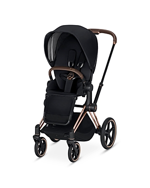 Cybex Priam 3-in-1 Stroller System with Rosegold Frame + Premium Black Seat