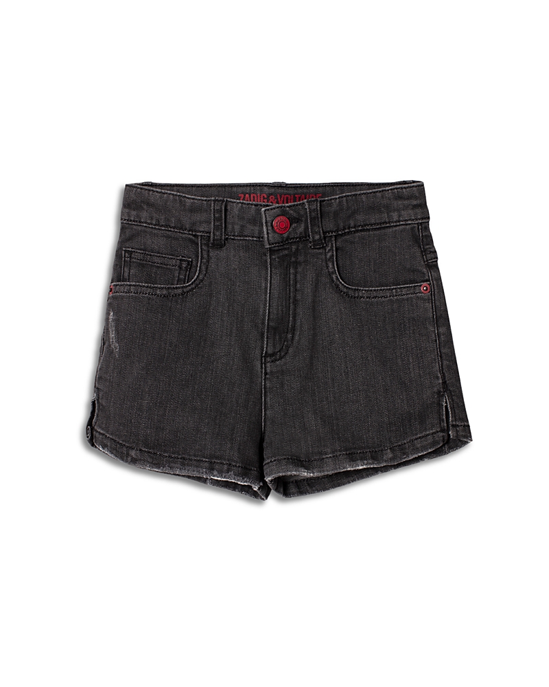 Zadig & Voltaire Girls' Elle Jean Shorts - Little Kid, Big Kid