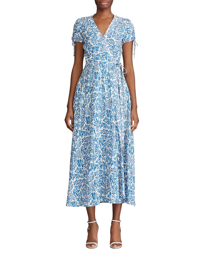 Polo ralph lauren online floral wrap dress