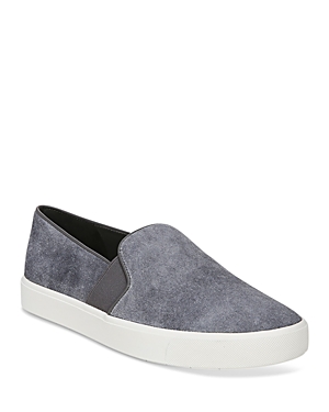 Vince 'blair 12' Leather Slip-on Sneaker In Asphalt Suede