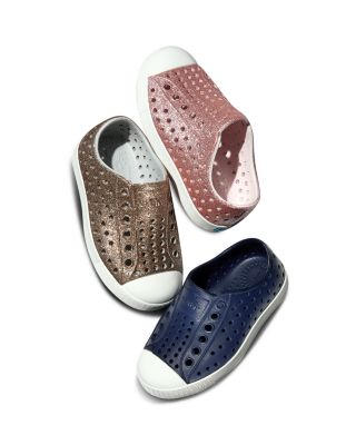 Girls&#39; Jefferson Bling Glitter Waterproof Slip On Sneakers - Toddler, Little Kid