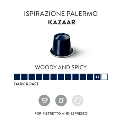 OriginalLine Ispirazione Palermo Kazaar Dark Roast Coffee Capsules, 50 Count