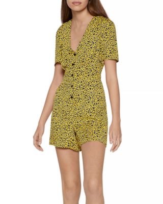 BCBGeneration - Animal Print Woven Romper