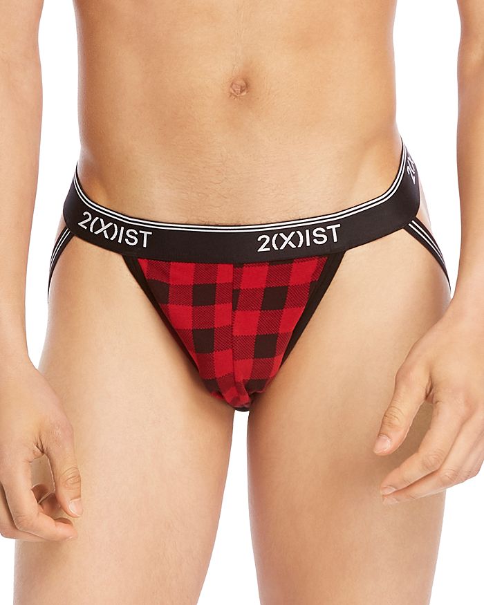 2(x)ist Cotton Stretch Jock Straps, Pack Of 3 In Buffalo