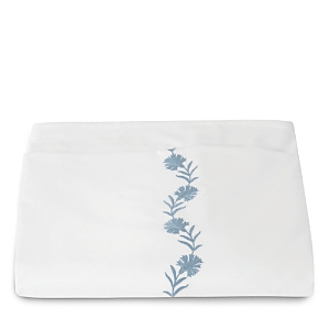 Matouk Daphne Duvet Cover, Full/queen In Hazy Blue