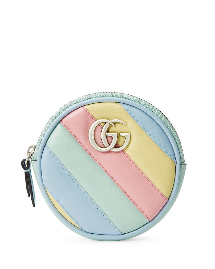 Gucci GG Marmont Multicolor Matelassé Coin Purse