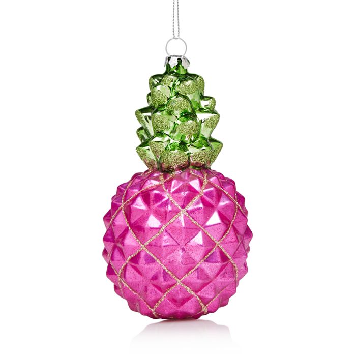 Bloomingdale's Glass Pink Pineapple Ornament - 100% Exclusive