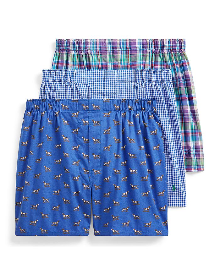 Polo Ralph Lauren Woven Boxers - Pack of 3 | Bloomingdale's