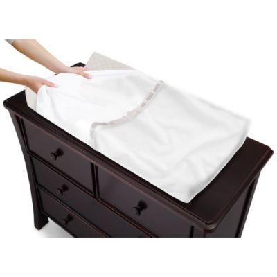 Beautyrest ComforPedic Contoured Crib & Toddler Changing Pad with Plush Cover