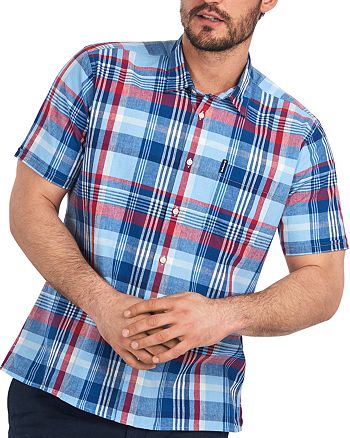 Barbour Plaid Short Sleeve Shirt | Bloomingdale's