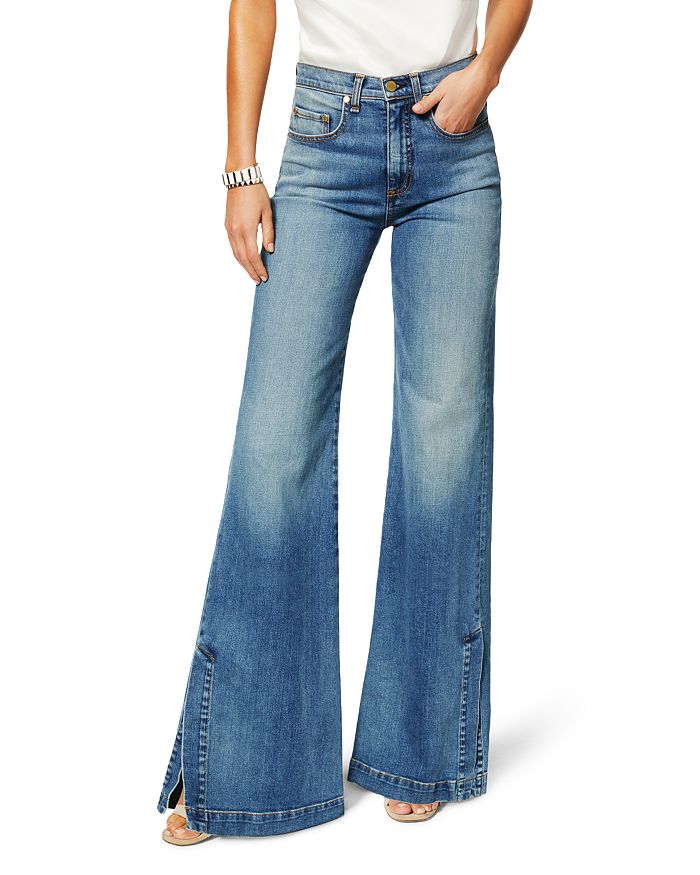 RAMY BROOK TYRA FLARE LEG JEANS IN VINTAGE WASH,D0220513