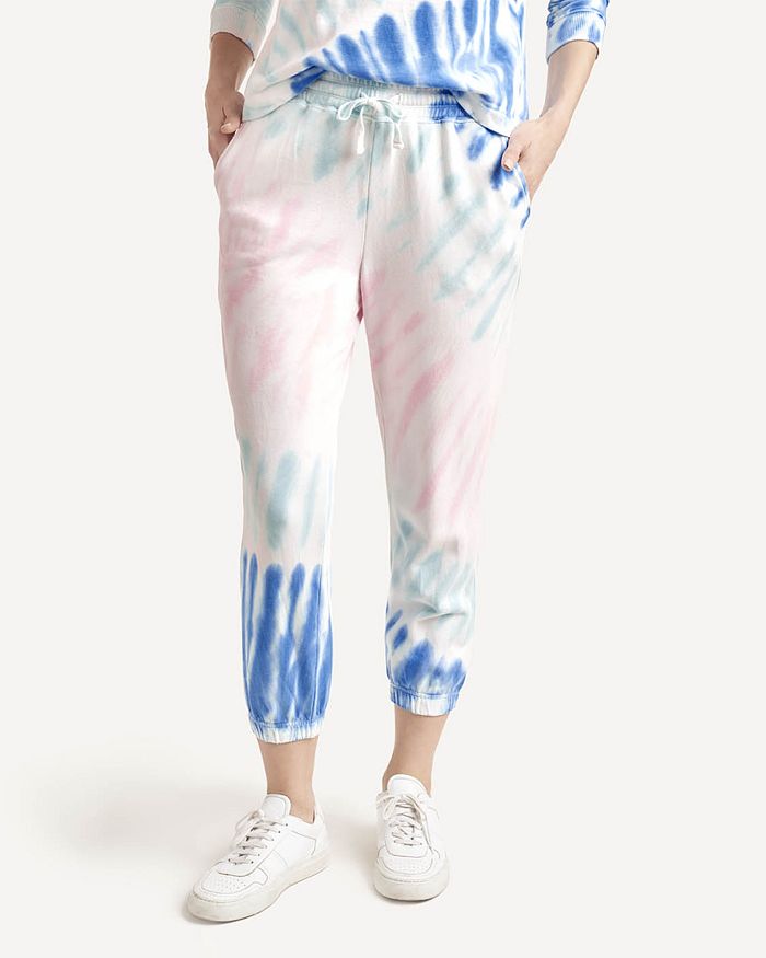 SPLENDID MAY TIE DYED CROPPED SWEATPANTS,RM0A190