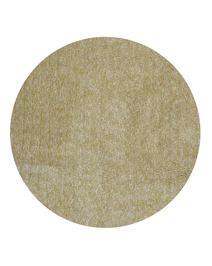 Kas Bliss Heather 1586 Round Area Rug, 6' X 6' In Yellow
