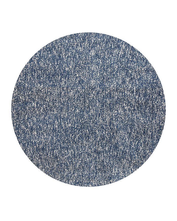 Kas Bliss Heather 1589 Round Area Rug, 6' X 6' In Blue