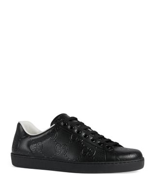 gucci shoes black for men