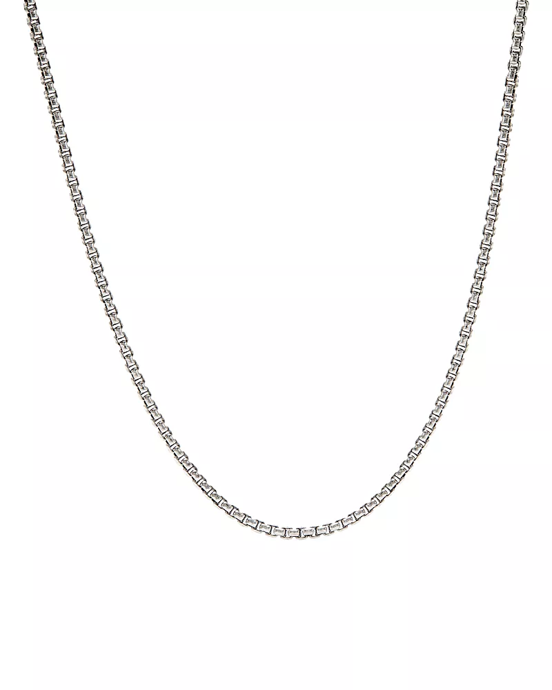 David Yurman Box Chain Necklace 1.7mm, 24