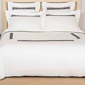 Frette Basket Weave Embroidered Duvet Cover, King