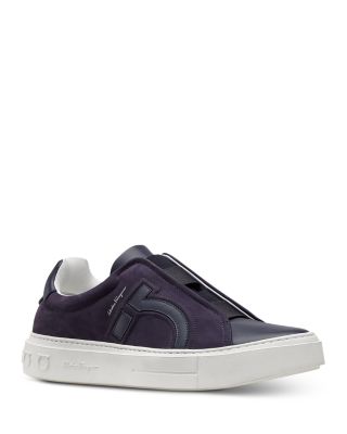 salvatore ferragamo slip on sneakers