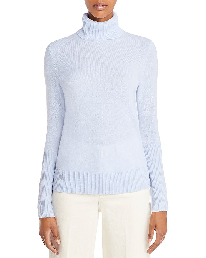 Aqua Cashmere Cashmere Turtleneck Sweater - 100% Exclusive In Opal