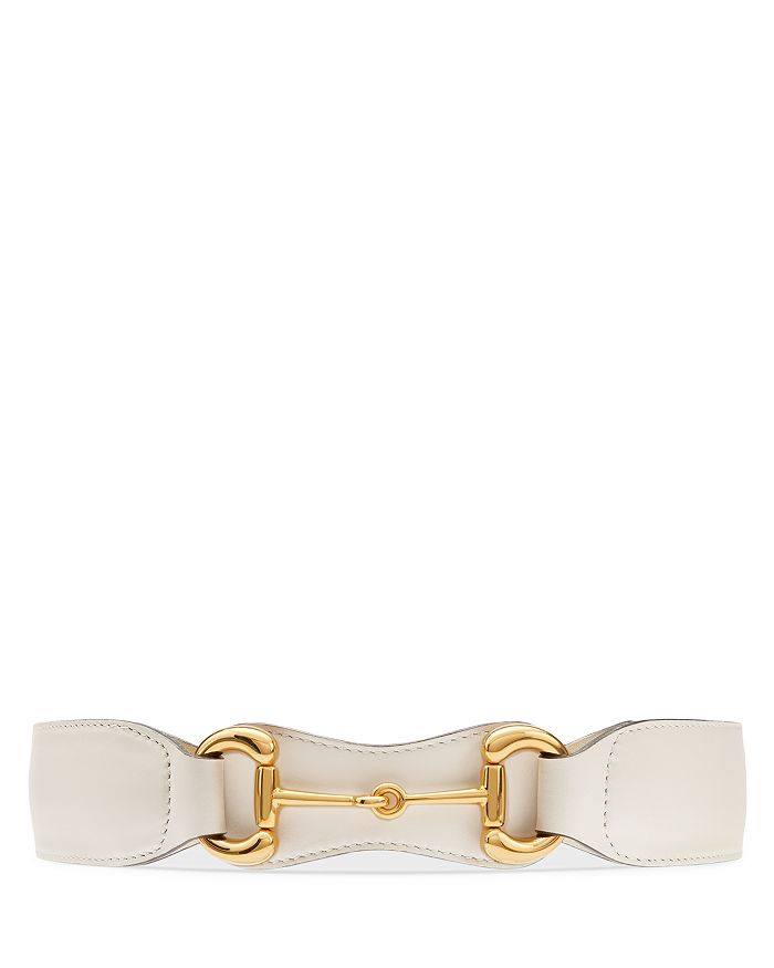Gucci Women's Leather Belt with Horsebit | Bloomingdale's