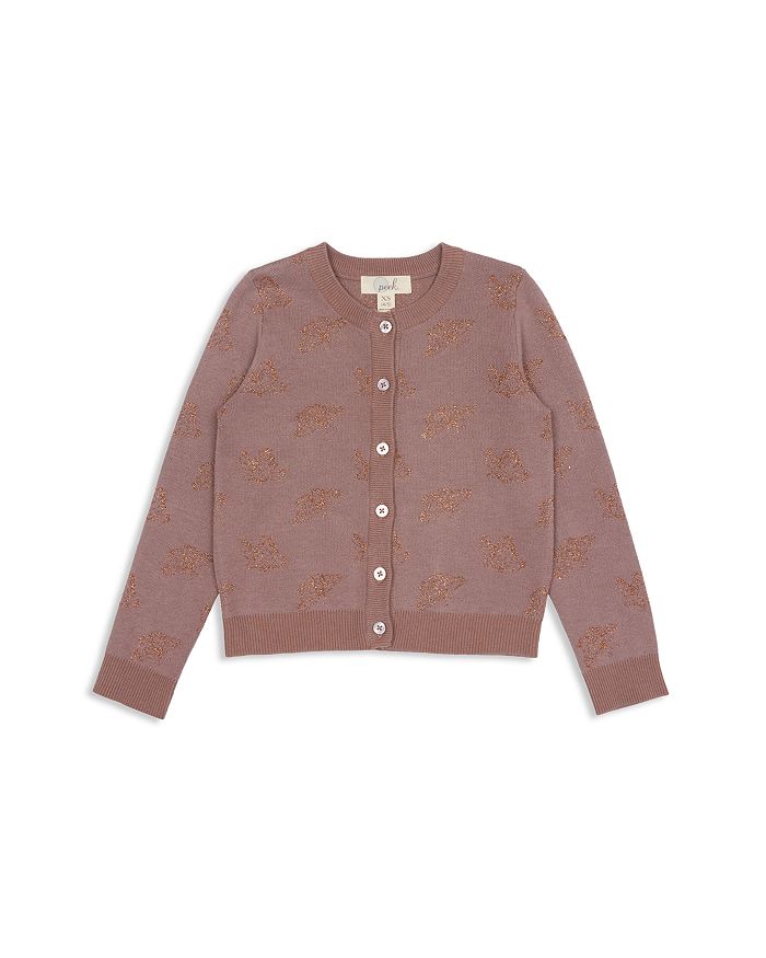 Girls metallic cardigan sale