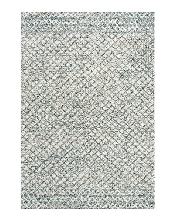 Shop Safavieh Abstract 203 Area Rug, 6' X 9' In Blue/ivory