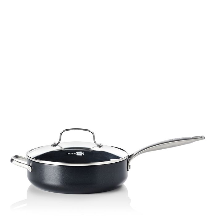 GreenPan SearSmart™ Healthy Ceramic Nonstick Saute Pan With Lid, 5Qt