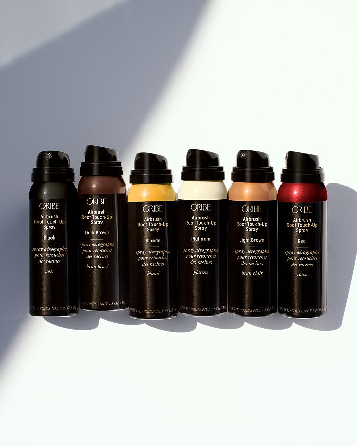 Shop Oribe Airbrush Root Touch-up Spray 1.8 Oz. In Dark Brown