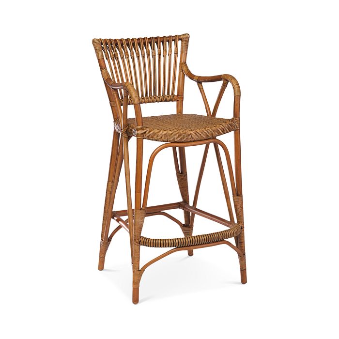 Sika Designs S Blues Rattan Bar Stool In Antique