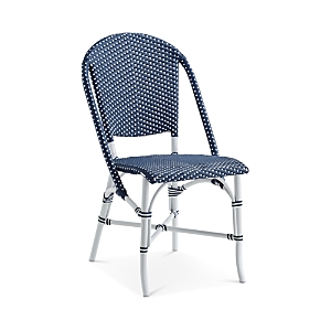 Sika Design S Sofie Outdoor Bistro Side Chair In Navy/white
