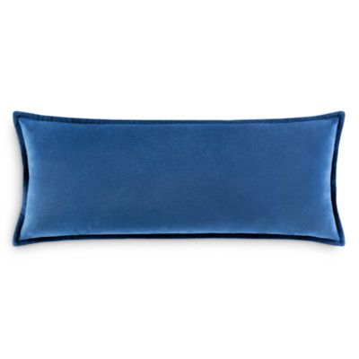 Cotton Velvet Lumbar Pillow
