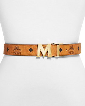 MCM - Unisex M Logo Reversible Belt