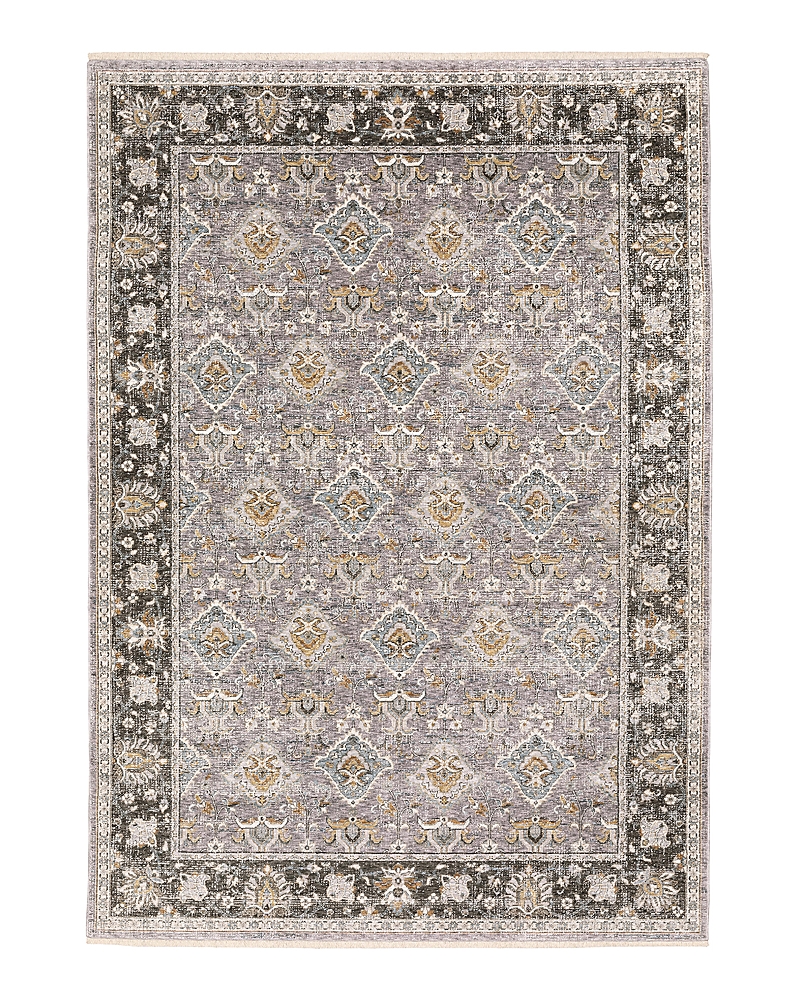 Oriental Weavers Maharaja 091e1 Runner Area Rug, 2'3 X 7'6 In Grey