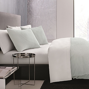 Vera Wang Waffle Pique Comforter Set, King In Pastel Blue