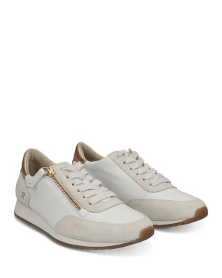 【PORTERNA】Dewey Lace-up Sneakers Paul Green Women's Dixie Lace Up Zipper Sneakers