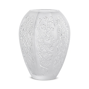 Shop Lalique Sakura Clear Vase, Medium