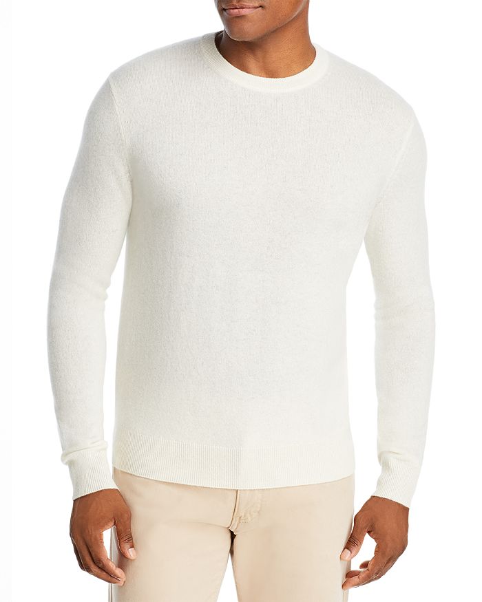 The Men's Store At Bloomingdale's Cashmere Crewneck Sweater - 100% Exclusive In Cloud