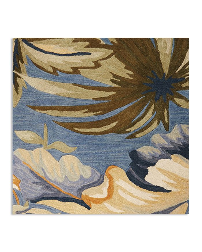 Shop Kas Sparta Paradise Round Area Rug, 5'6 X 5'6 In Blue