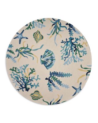 Kas Harbor Oceana Round Area Rug, 7'6 x 7'6