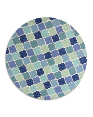Kas Harbor Stella Round Area Rug, 7'6 x 7'6