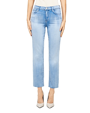 L Agence L'agence Sada Cropped Slim Fit Jeans In Bellevue