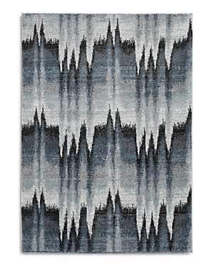 Kas Landscapes Pulse Area Rug, 5'3x 7'7 In Blue