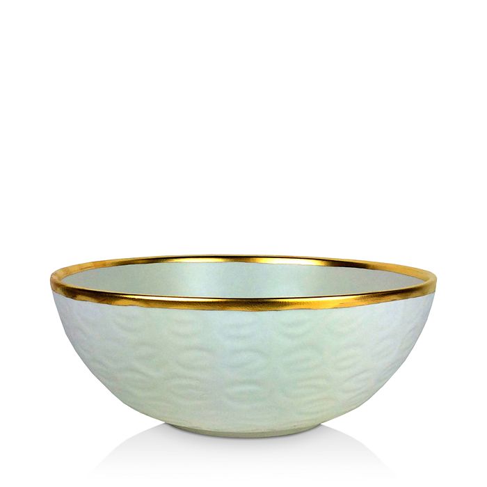 Shop Michael Wainwright Truro Small Bowl In White/gold